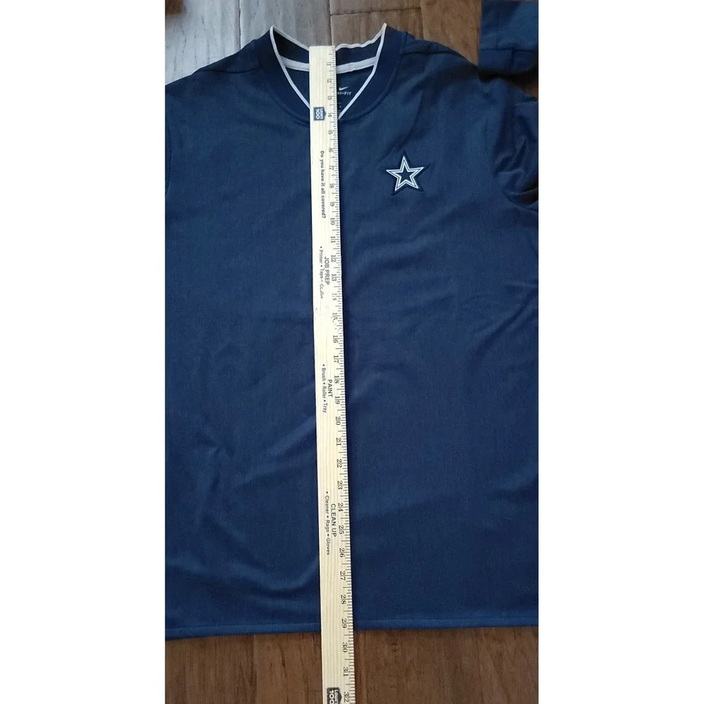 Nike Dallas Cowboys Men's NFL Team Apparel 1/4‎ Zip Pullover Long Sleeve Size L